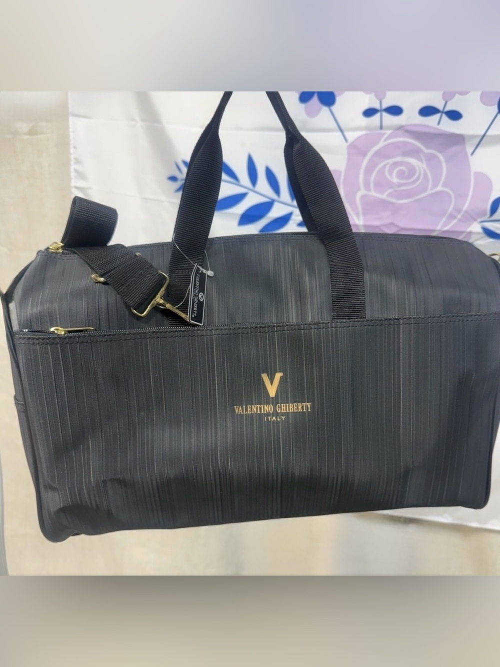 Black Valentino Ghiberty Duffel Bag for Men